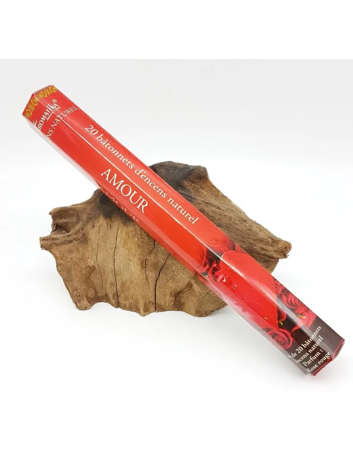 Encens Amour Rose Rouge - Vertus, Bienfaits et Propriétés Lithothér...