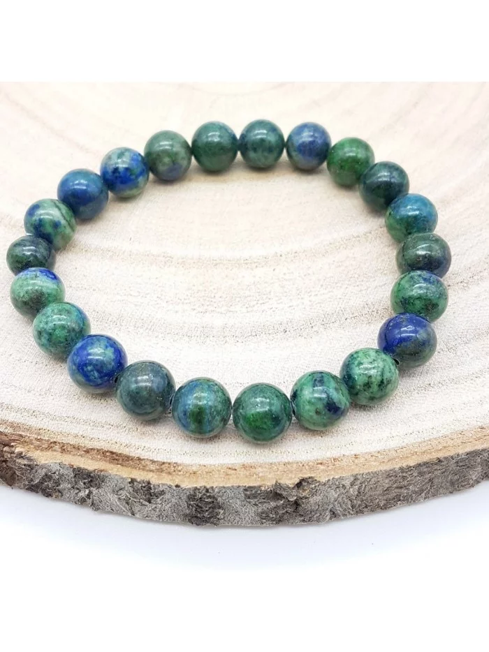 Bracelet Azurite Malachite 8mm - Vertus, Bienfaits et Propriétés Li... Bracelet Azurite Malachite 8mm - Vertus, Bienfaits et Propriétés Li...