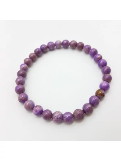 Bracelet Phosphosidérite 6mm - Vertus, Bienfaits et Propriétés Lith...