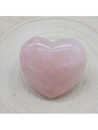 Coeur Quartz Rose 4.5cm - Vertus, Bienfaits et Propriétés Lithothé...