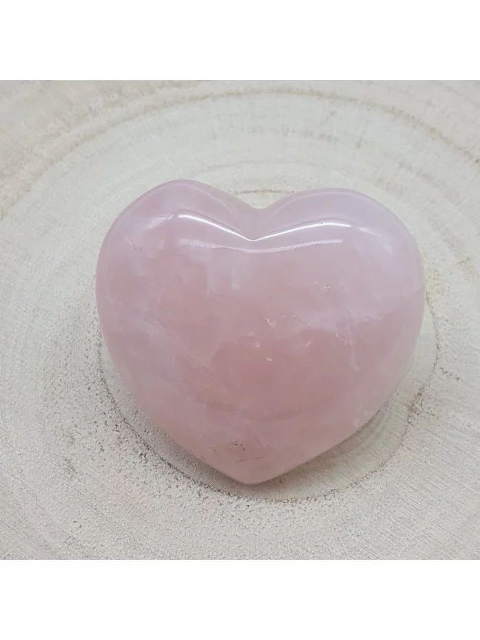 Coeur Quartz Rose 4.5cm - Vertus, Bienfaits et Propriétés Lithothé...