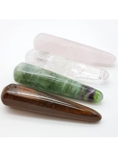 Bâton de Massage Cristal de Roche - Vertus, Bienfaits et Propriétés...