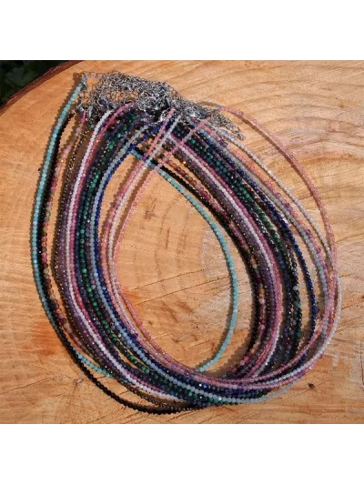 Collier Lapis Lazuli 2mm facetté - Vertus, Bienfaits et Propriétés ...
