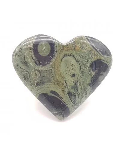 Jaspe Kambaba Coeur 3cm - Vertus, Bienfaits et Propriétés Lithothér...