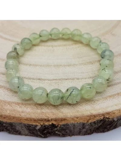 Bracelet Préhnite 8mm - Vertus, Bienfaits et Propriétés Lithothérapie