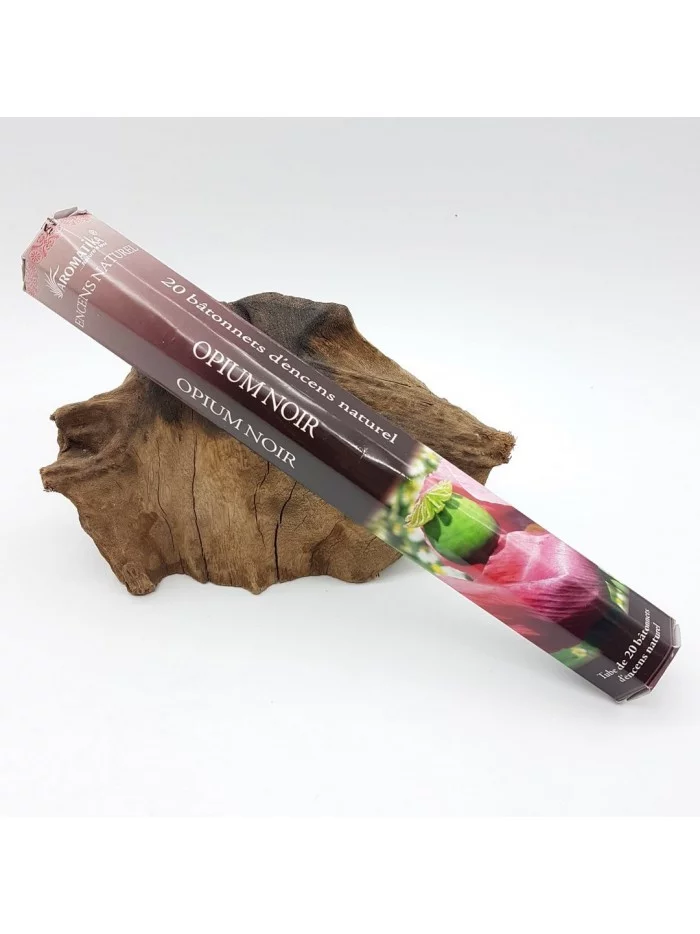 Encens Opium Noir - Vertus, Bienfaits et Propriétés Lithothérapie