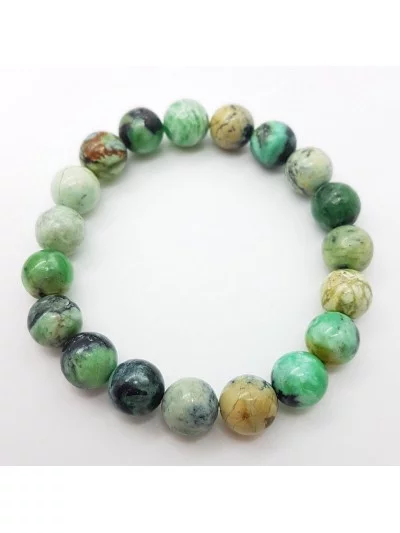 Bracelet Variscite 10mm - Vertus, Bienfaits et Propriétés Lithothér...