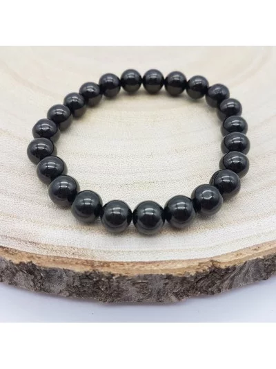 Bracelet Jais 8mm - Vertus, Bienfaits et Propriétés Lithothérapie