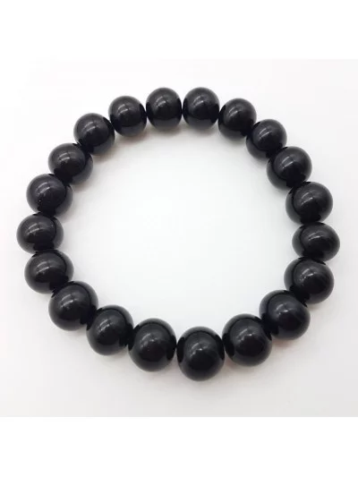 Bracelet Jais 10mm - Vertus, Bienfaits et Propriétés Lithothérapie