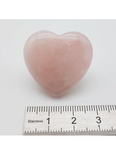 Quartz Rose Coeur 3cm - Vertus, Bienfaits et Propriétés Lithothérapie