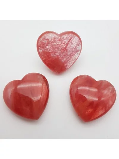 Coeur Quartz Fraise 3cm - Vertus, Bienfaits et Propriétés Lithothér...