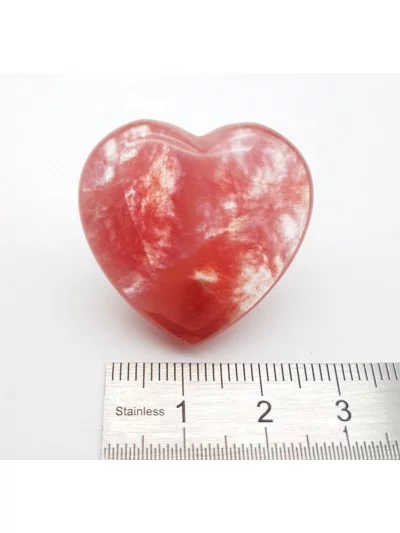 Coeur Quartz Fraise 3cm - Vertus, Bienfaits et Propriétés Lithothér...