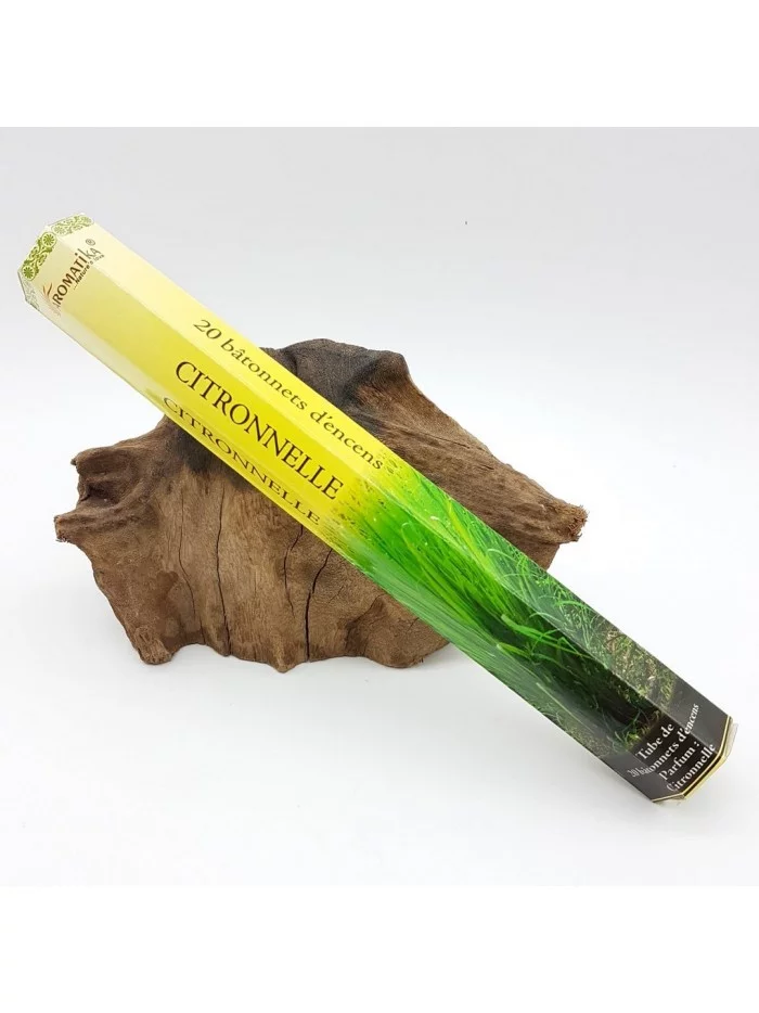 Encens Citronnelle - Vertus, Bienfaits et Propriétés Lithothérapie