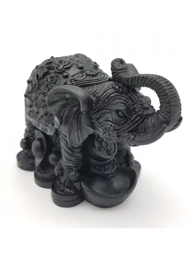 Figurine Shungite 8cm Eléphant - Vertus, Bienfaits et Propriétés Li...