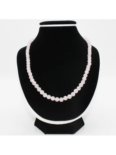 Collier Quartz Rose 6m - Vertus, Bienfaits et Propriétés Lithothérapie