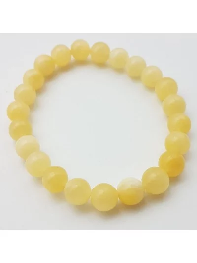Bracelet Calcite 8mm - Vertus, Bienfaits et Propriétés Lithothérapie