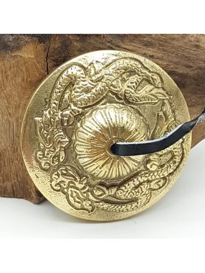 Paire Tingsha Tibétaine 7cm Dragons & Pochette - Vertus, Bienfaits ...