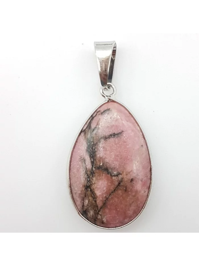 Pendentif Rhodonite - Vertus, Bienfaits et Propriétés Lithothérapie Pendentif Rhodonite - Vertus, Bienfaits et Propriétés Lithothérapie