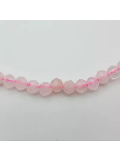Bracelet Quartz Rose 4mm facetté - Vertus, Bienfaits et Propriétés ...