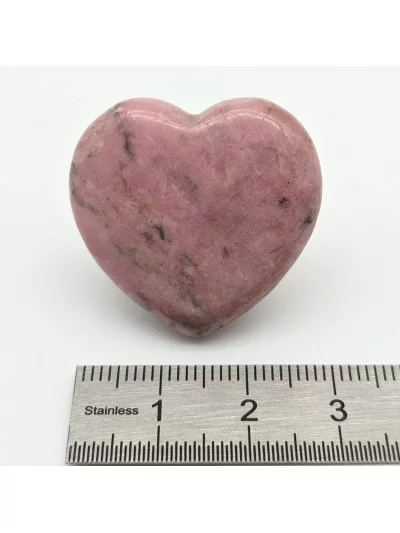Coeur Rhodonite 3cm - Vertus, Bienfaits et Propriétés Lithothérapie