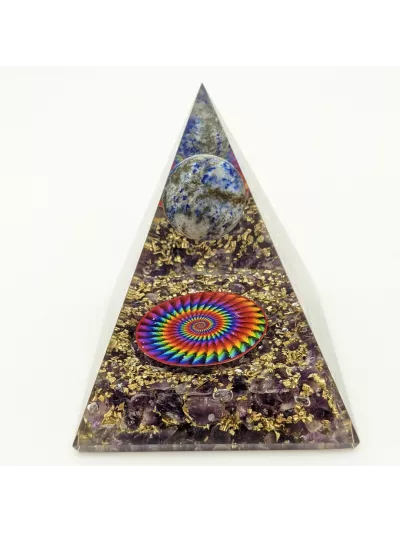 Pyramide Orgonite Planète Lapis Lazuli - Vertus, Bienfaits et Propr...