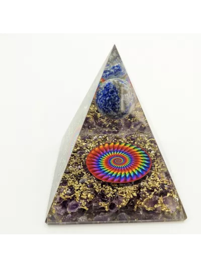 Pyramide Orgonite Planète Lapis Lazuli - Vertus, Bienfaits et Propr...