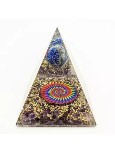 Pyramide Orgonite Planète Lapis Lazuli - Vertus, Bienfaits et Propr...