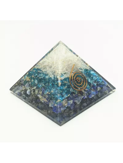 Pyramide Orgonite Bleue et Sélénite - Vertus, Bienfaits et Propriét...