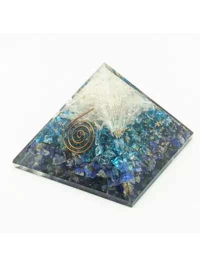 Pyramide Orgonite Bleue et Sélénite - Vertus, Bienfaits et Propriét...