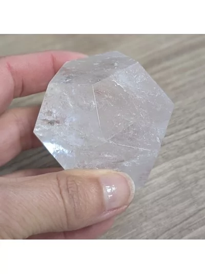 Cristal de Roche Dodécaèdre 5cm - Vertus, Bienfaits et Propriétés L...